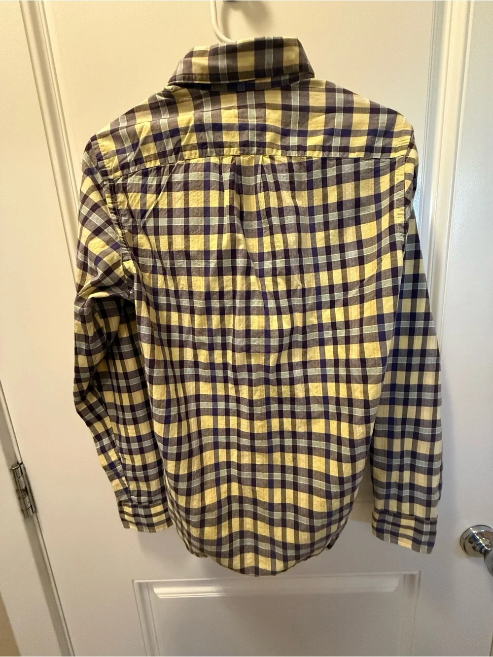2 J.Crew Madras Plaid Shirts XS 100% Cotton Heritage Preppy Bundle